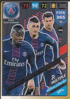 Blaise Matuidi / Marco Verratti / Thiago Motta Paris Saint-Germain 2018 FIFA 365 Midfield Engine #446